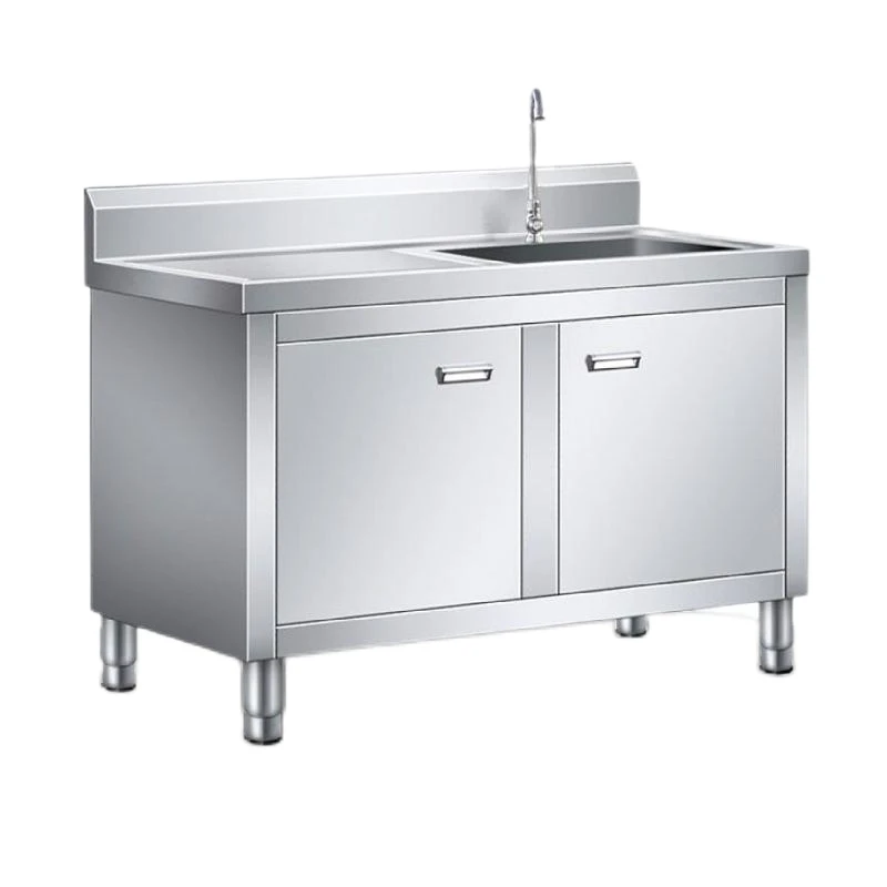 Mesa para lavar platos de acero inoxidable